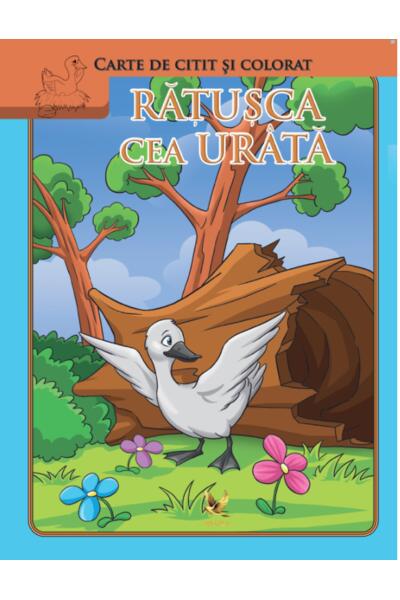 Rățușca cea ur&acirc;tă. Carte de citit și colorat