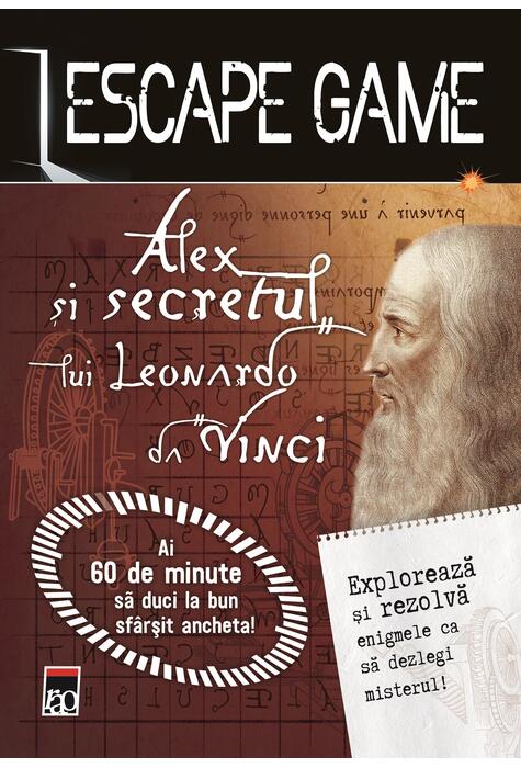 Copertă produs Escape game. Alex și secretul lui Leonardo da Vinci