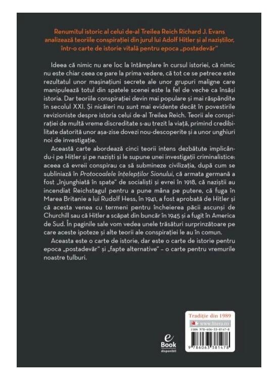Copertă produs Hitler și teoriile conspirației. Al Treilea Reich și imaginația paranoidă - gallery big 2