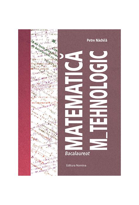 Copertă produs Bacalaureat Matematica M_Tehnologic