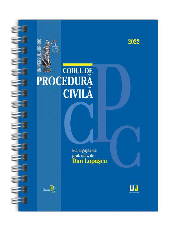 Copertă produs Codul de procedură civilă Ianuarie 2022 (ediție spiralată) - gallery big 1