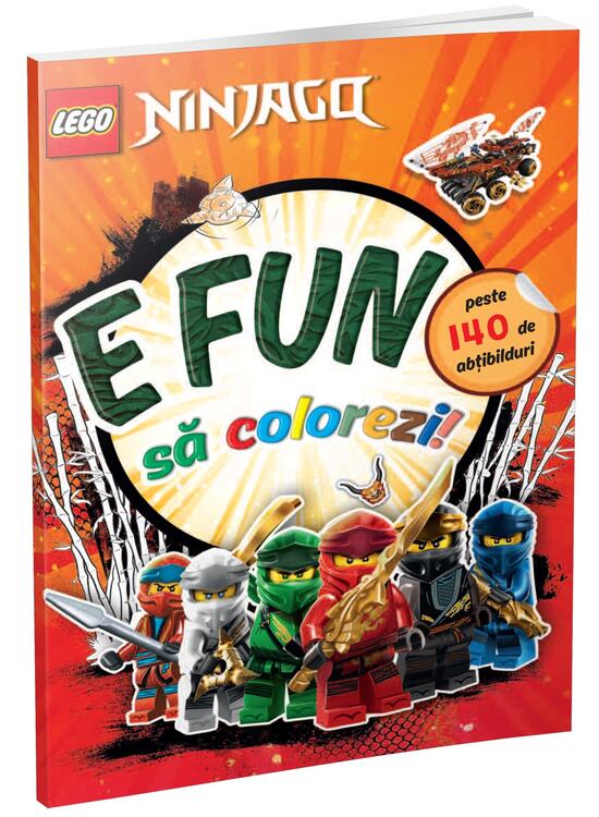 Copertă produs E fun să colorezi Ninjago! - gallery big 1