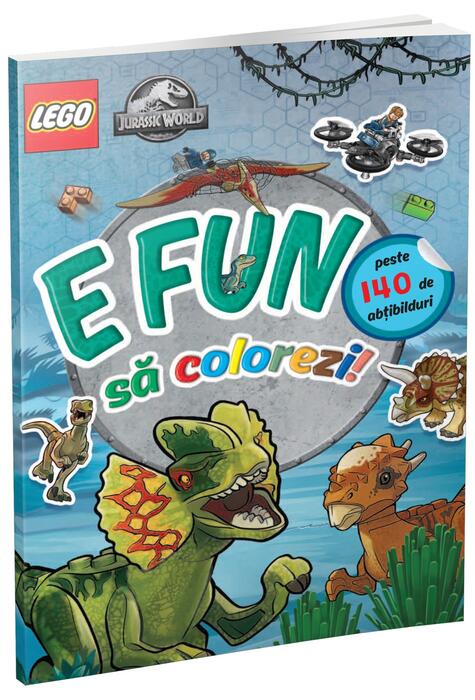 Copertă produs E fun să colorezi Jurassic World!