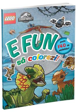 Copertă produs E fun să colorezi Jurassic World!