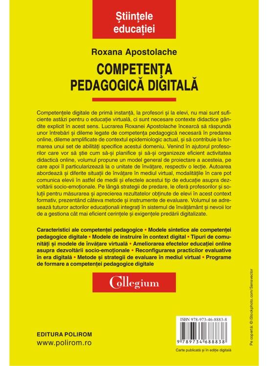 Copertă produs Competența pedagogică digitală - gallery big 2
