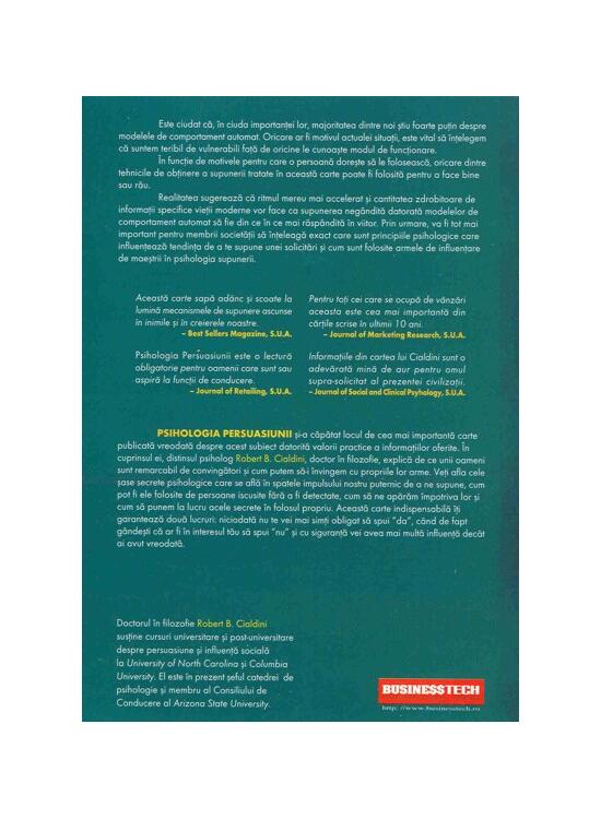 Copertă produs Psihologia Persuasiunii - gallery big 2
