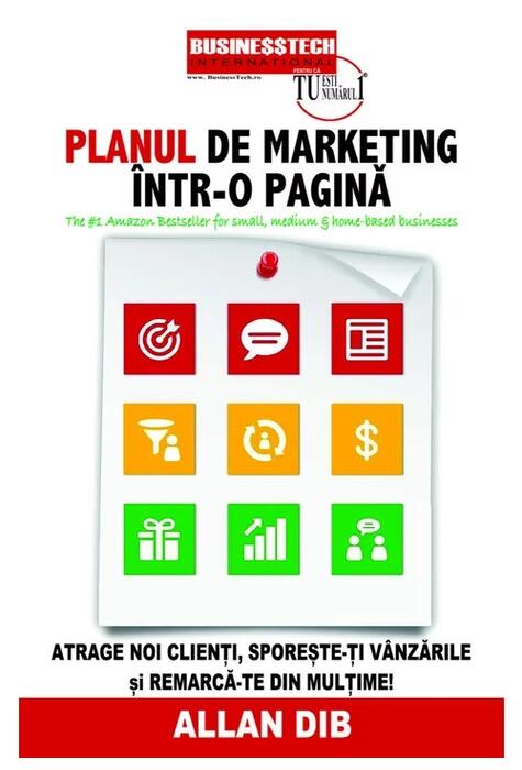 Copertă produs Planul de marketing &icirc;ntr-o pagină
