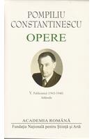 Pompiliu Constantinescu. Opere (Vol.V)