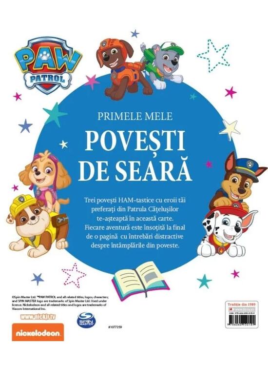 Copertă produs Patrula Cățelușilor. Primele mele povești de seară - gallery big 2