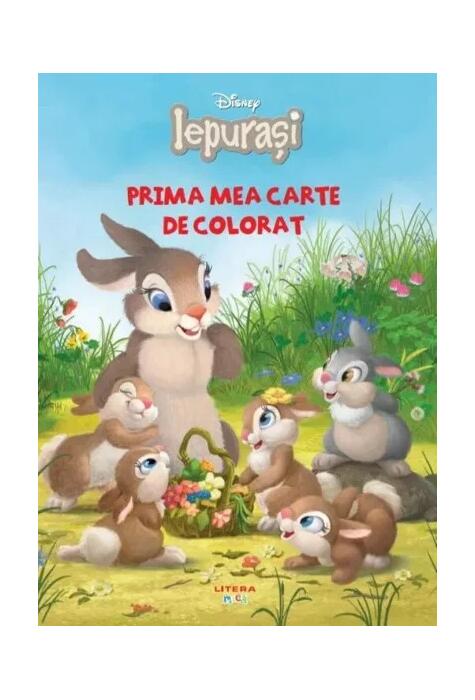 Copertă produs Disney. Iepurași. Prima mea carte de colorat