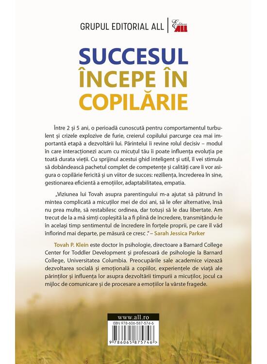 Copertă produs Succesul &icirc;ncepe &icirc;n copilărie - gallery big 2