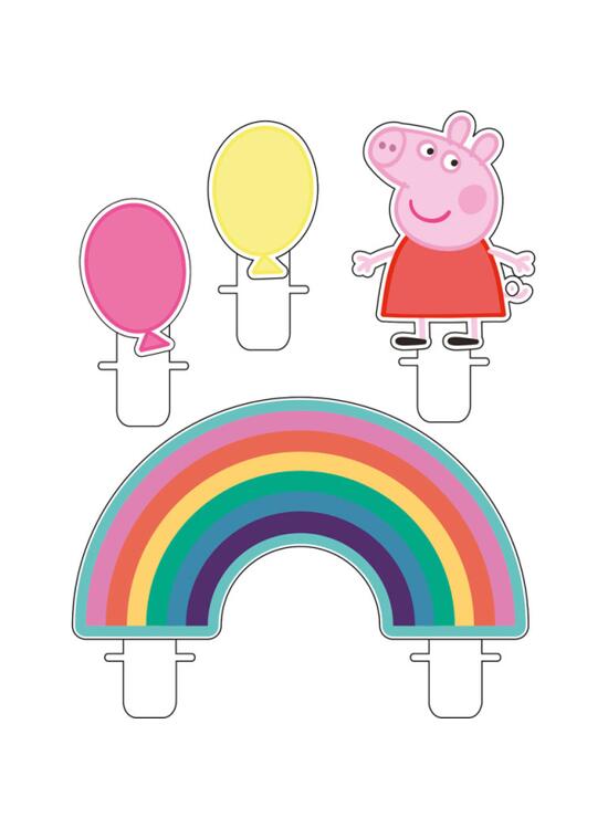 Copertă produs Peppa Pig-Set de 4 mini-lum&acirc;nări - gallery big 1