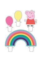 Peppa Pig-Set de 4 mini-lum&acirc;nări