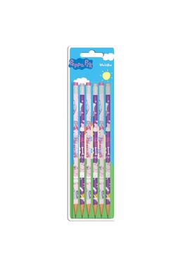 Copertă produs Peppa Pig- Set 6 creioane cu gumă &icirc;n blister