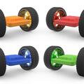 Copertă produs Set magnetic Magspace Crystal Series - Wheel (2 pcs.) - gallery small 