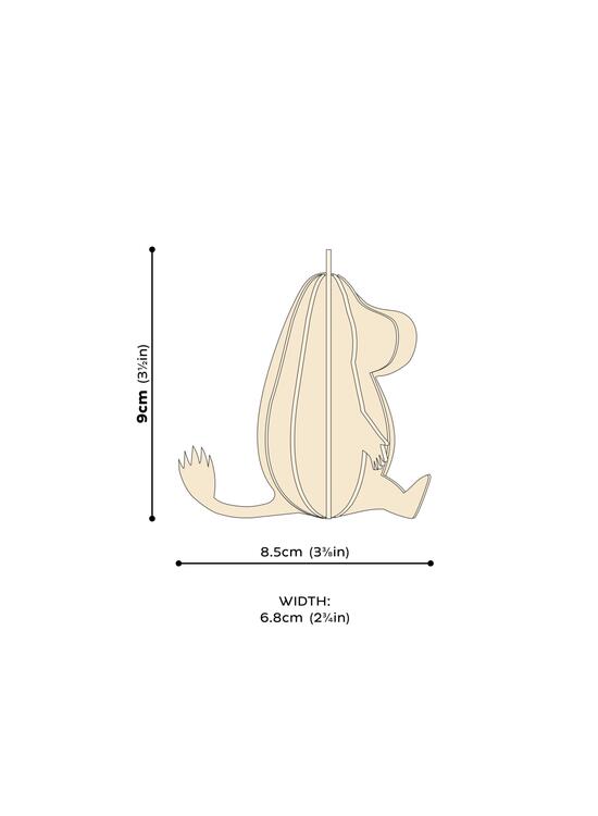 Copertă produs Puzzle 3D - Moomin, 9 cm - gallery big 2
