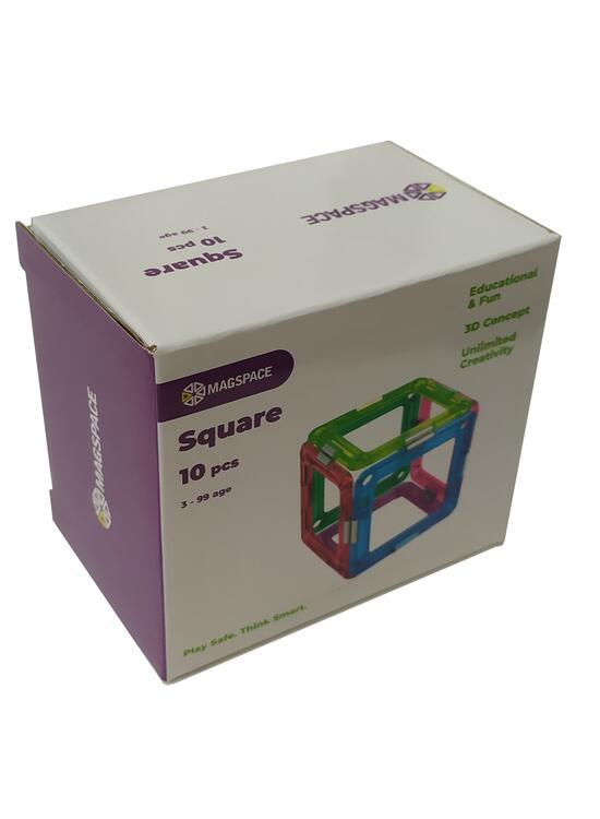 Copertă produs Set magnetic Magspace - Square (10 pcs.) - gallery big 1