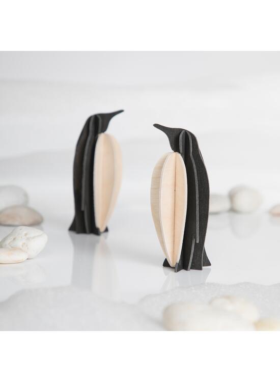 Copertă produs Puzzle 3D - Pinguin negru, 10cm - gallery big 3