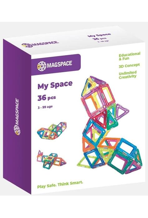 Copertă produs Set magnetic Magspace - My Space (36 pcs.)