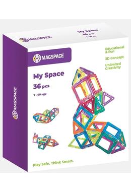 Copertă produs Set magnetic Magspace - My Space (36 pcs.)