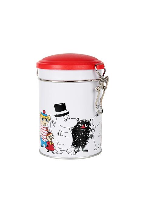 Copertă produs Cutie rotundă Moomin pentru depozitare ceai