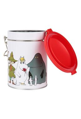 Copertă produs Cutie rotundă Moomin pentru depozitare ceai