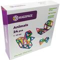 Copertă produs Set magnetic Magspace - Animals (24 pcs.) - gallery small 