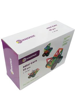 Copertă produs Set magnetic Magspace - Mini Cars (17 pcs.)