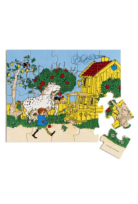 Copertă produs Puzzle lemn Pippi, 20 piese