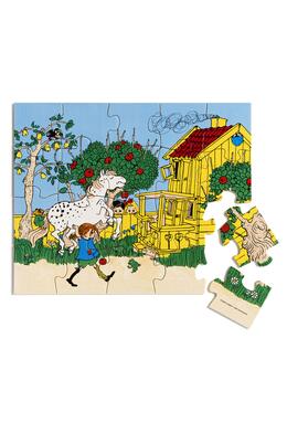 Copertă produs Puzzle lemn Pippi, 20 piese