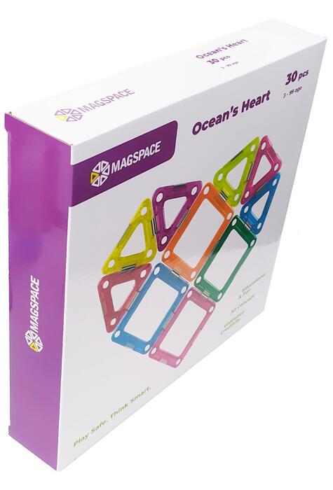 Copertă produs Set magnetic Magspace - Ocean's Heart (30 pcs.)