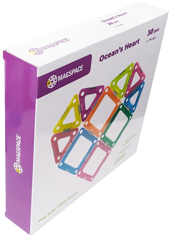 Copertă produs Set magnetic Magspace - Ocean's Heart (30 pcs.) - gallery big 1