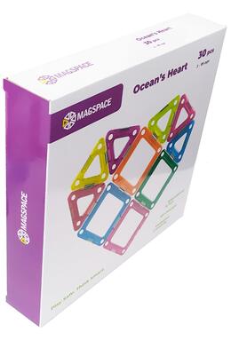 Copertă produs Set magnetic Magspace - Ocean's Heart (30 pcs.)