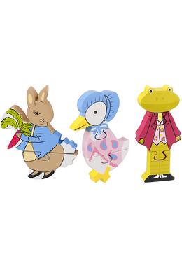 Copertă produs Set puzzle din lemn Peter Rabbit