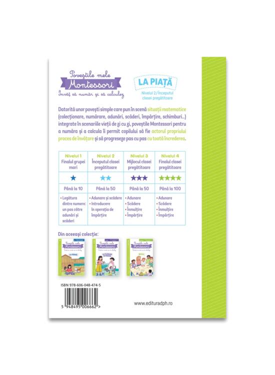 Copertă produs Poveștile mele Montessori - &Icirc;nvăț să număr și să calculez: La piață - gallery big 2