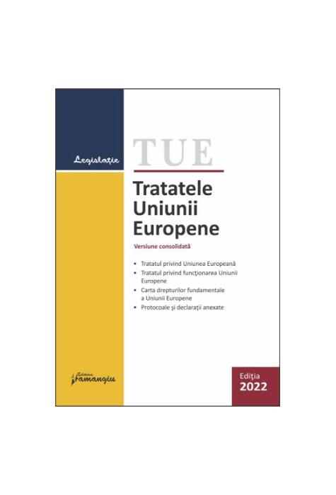 Copertă produs Tratatele Uniunii Europene