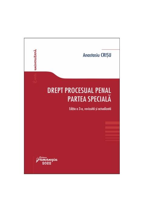 Copertă produs Drept procesual penal. Partea specială