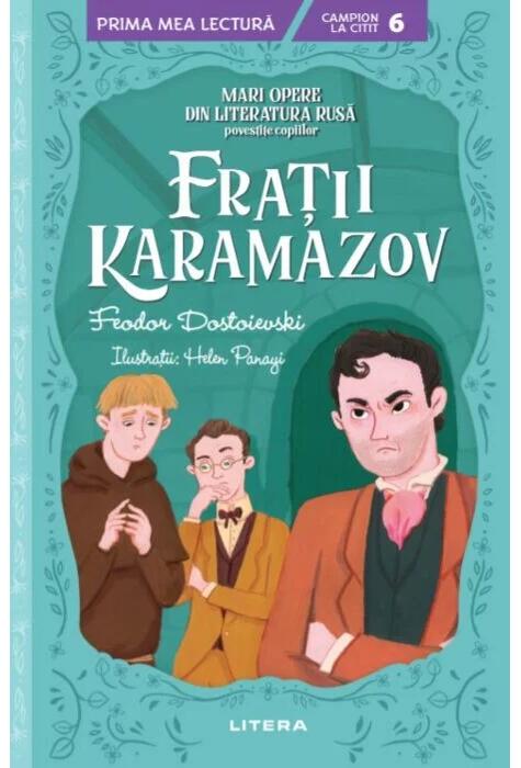Copertă produs Mari opere din literatura rusă povestite copiilor: Frații Karamazov