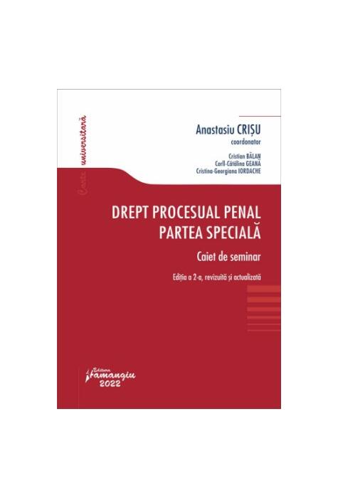 Copertă produs Drept procesual penal. Partea specială