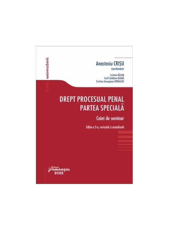 Copertă produs Drept procesual penal. Partea specială - gallery big 1