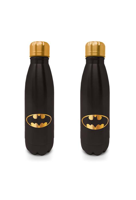 Copertă produs DC Comics-Sticlă metal negru-aurie 540ml
