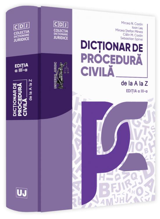 Copertă produs Dicționar de procedură civilă de la A la Z - gallery big 1