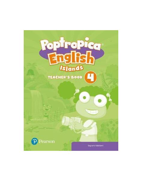 Poptropica English Islands 4, Teacher\'s Book + Online Activities (A2) - Paperback brosat - Sagrario Salaberri - Pearson