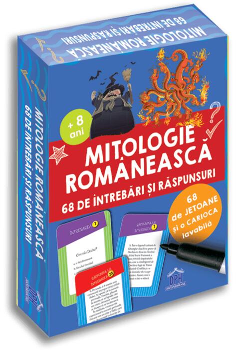 Copertă produs Mitologie rom&acirc;nească. 68 de &icirc;ntrebări și răspunsuri
