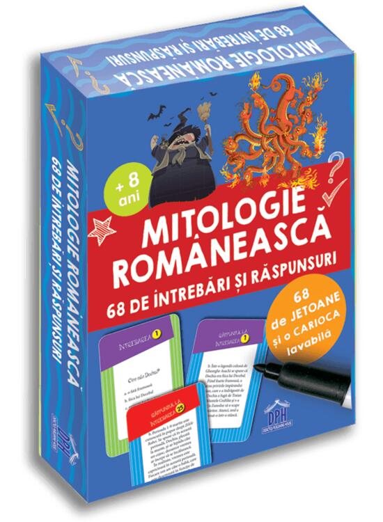 Copertă produs Mitologie rom&acirc;nească. 68 de &icirc;ntrebări și răspunsuri - gallery big 1