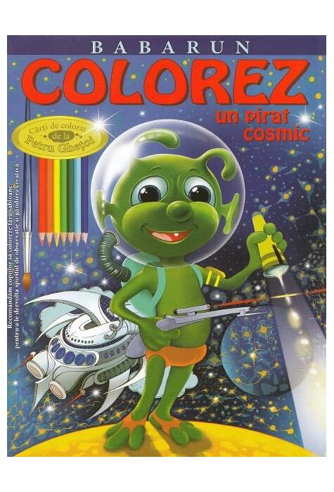 Copertă produs Colorez un pirat cosmic