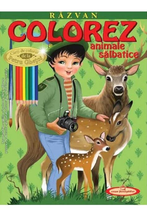 Copertă produs Colorez animale sălbatice