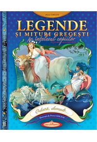 Copertă produs Legende și mituri grecești pe înțelesul copiilor