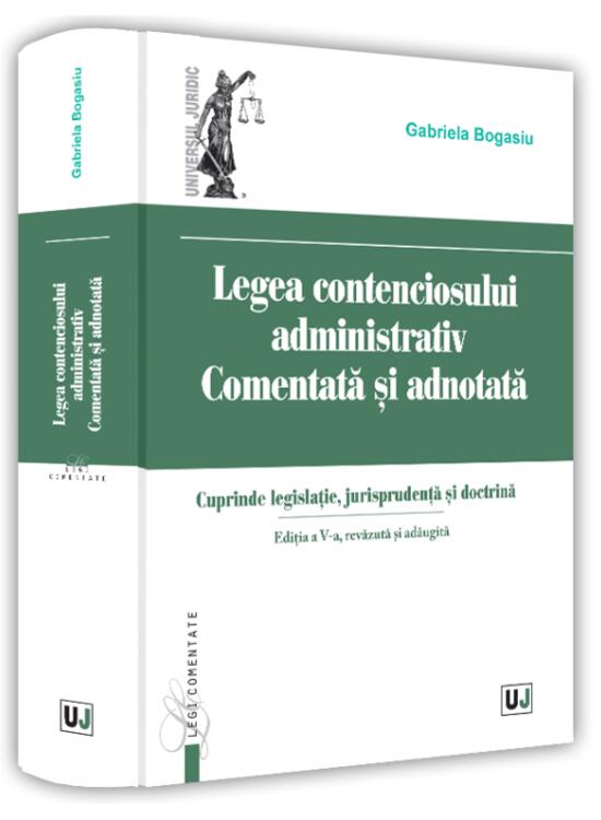 Copertă produs Legea contenciosului administrativ comentată și adnotată. - gallery big 1