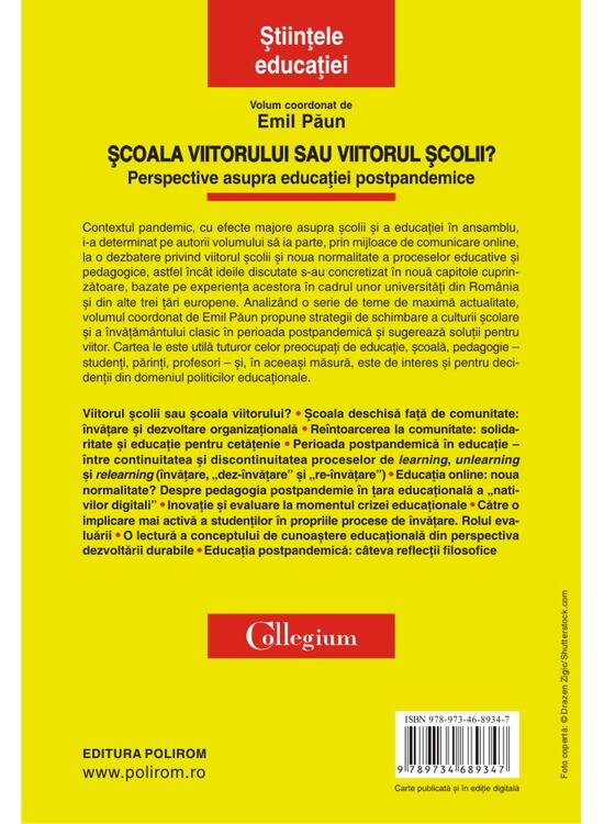 Copertă produs Şcoala viitorului sau viitorul școlii? - gallery big 2